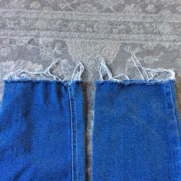 Vanilla Star Real Cheeky Distressed Jeans NWOT, button fly 28/7 - Picture 5 of 6